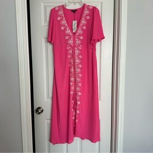 Pink vici beach dress S